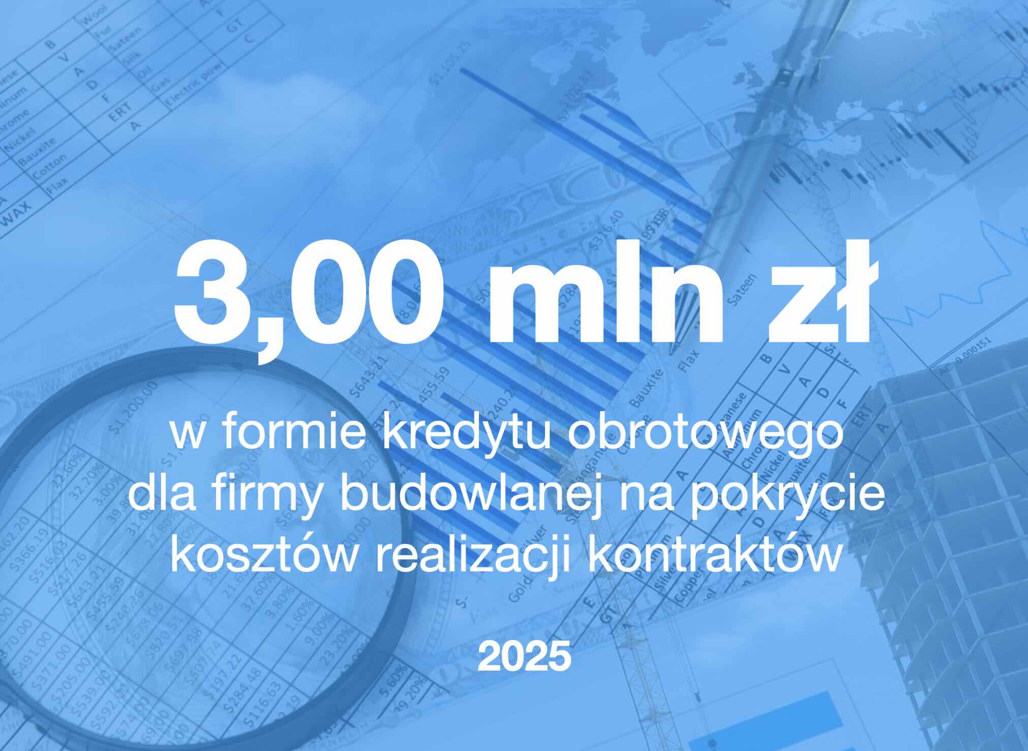 Metis Group Investments pozyskuje 3,0 mln zł kredytu obrotowego dla klienta na pokrycie bieżących kosztów