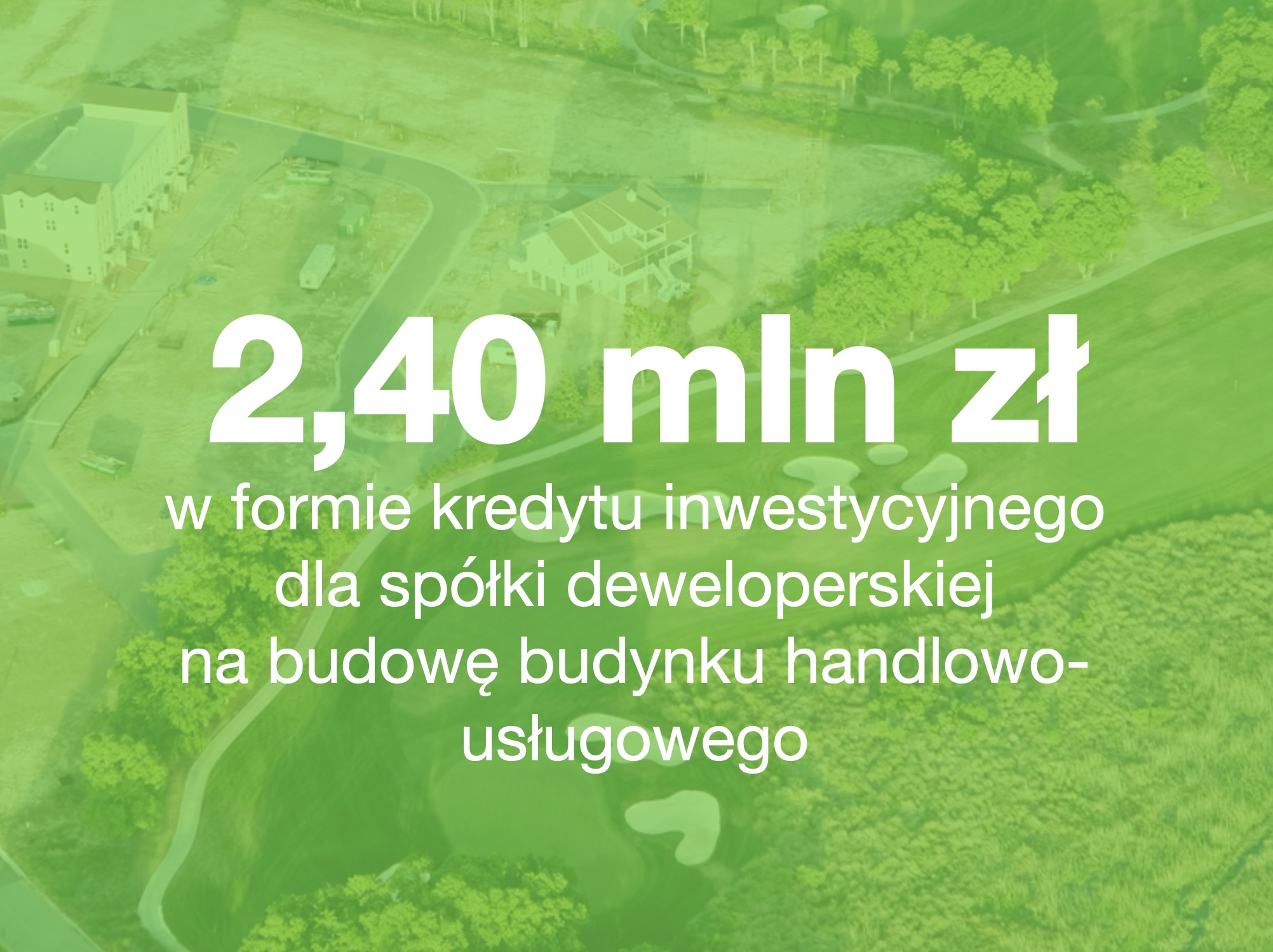 Kredyt na realizację budynku handlowo-usługowego