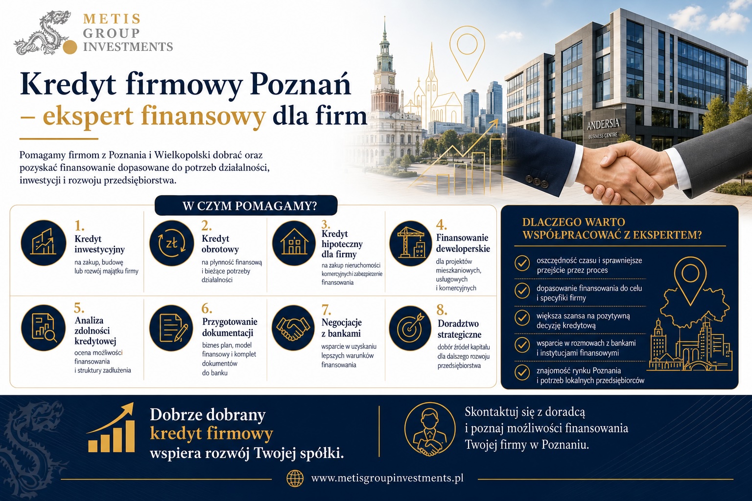 Kredyt firmowy Poznań – ekspert finansowy dla firm