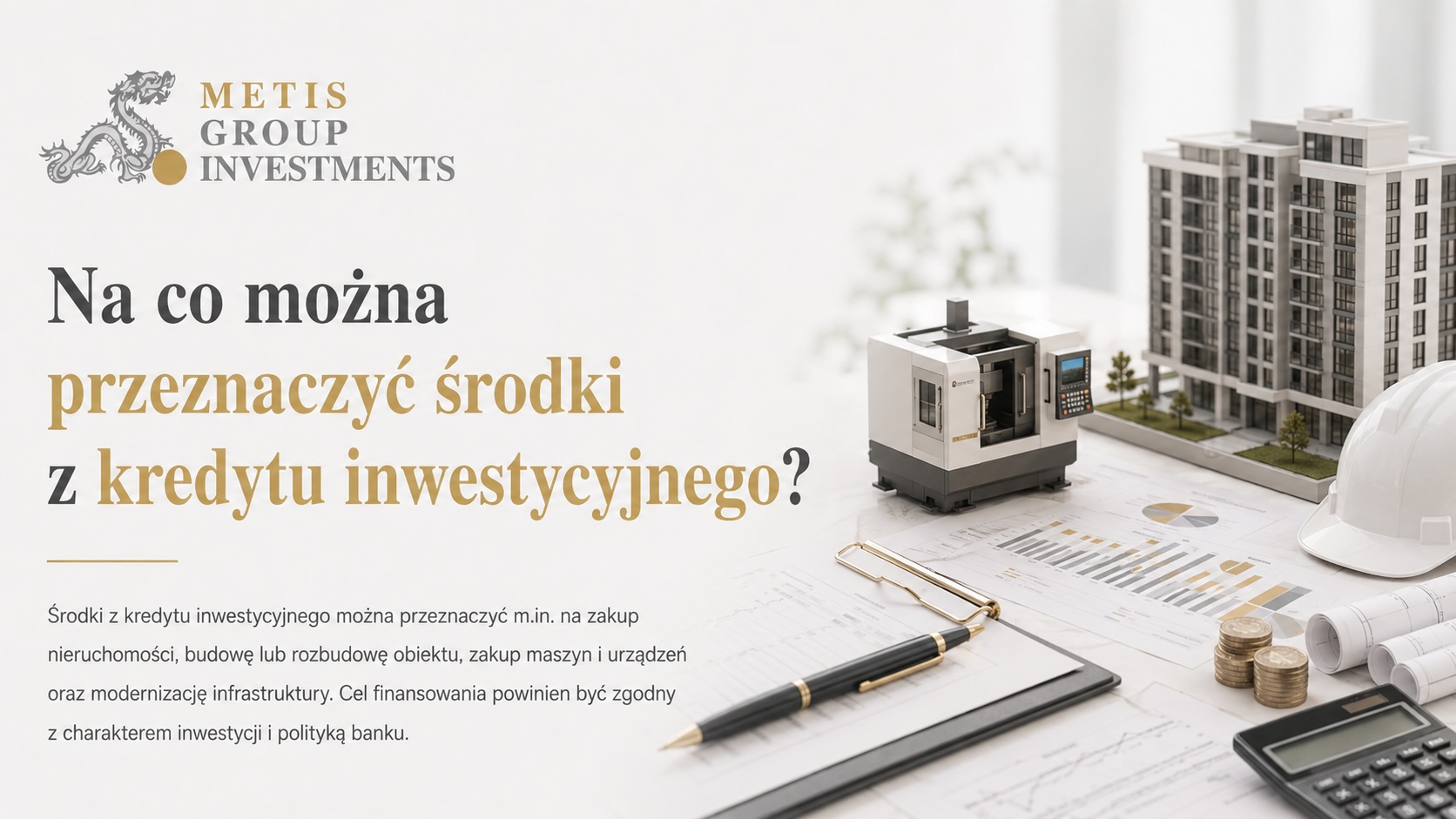 Na co można przeznaczyć środki z kredytu inwestycyjnego?